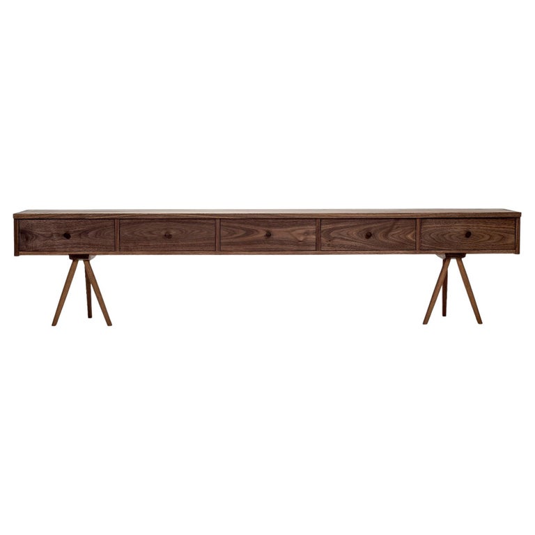 Sideboard, Solid Black Walnut For Sale at 1stDibs