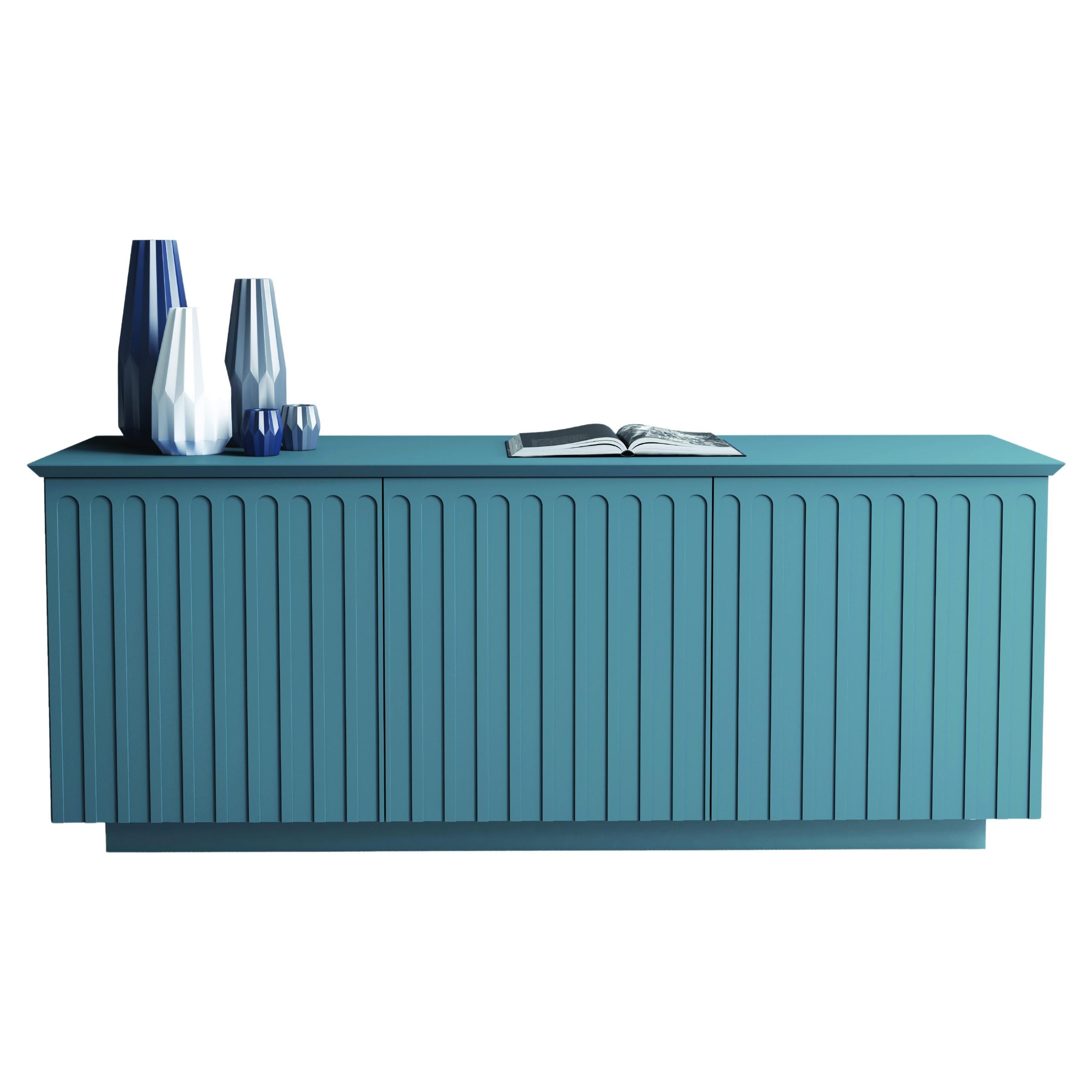 Sideboard - Storage cabinet Minotti Italia Athena design Bellavista & Piccini For Sale