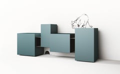 Sideboard - Storage cabinet Minotti Italia Brooklyn design Ferrucci & Vitale B