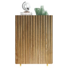 Tall sideboard / Storage cabinet Minotti Italia Dorotea design Claudio Lovadina