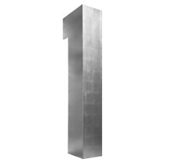 Sideboard / Storage cabinet Minotti Italia Formosa in Feet 217cm 85.4 in Silver