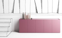 Sideboard / Storage cabinet Minotti Italia KM 5 design Claudio Bitetti