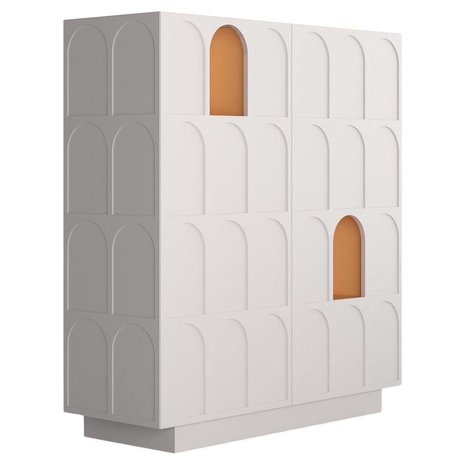 Sideboard - Storage cabinet Minotti Italia Roma design Diego Sferrazza - White