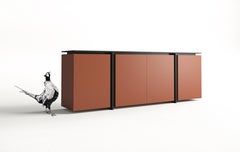 Sideboard - Storage cabinet Minotti Italia SUSPANCE design Davide Negri H 30.7in