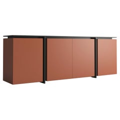 Sideboard - Storage cabinet Minotti Italia SUSPANCE design Davide Negri H 30.7in