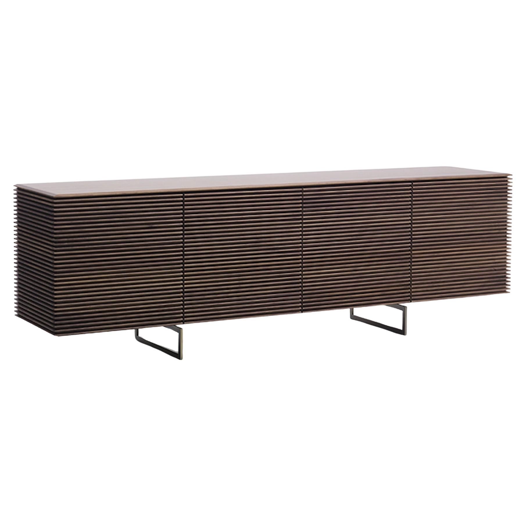 Sideboard / Storage cabinet Porada Riga - 4 doors - Canaletta walnut