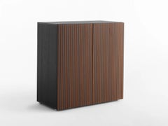 Sideboard - Storage unit Casamania & Horm Leon Wood Moca - 2 Doors