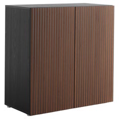 Sideboard - Storage unit Casamania & Horm Leon Wood Moca - 2 Doors