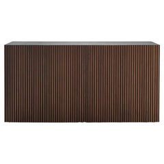 Sideboard - Storage unit Casamania & Horm Leon Wood Moca - 4 Doors