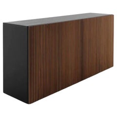 Sideboard - Storage unit Casamania & Horm Leon Wood Moca - 4 Doors