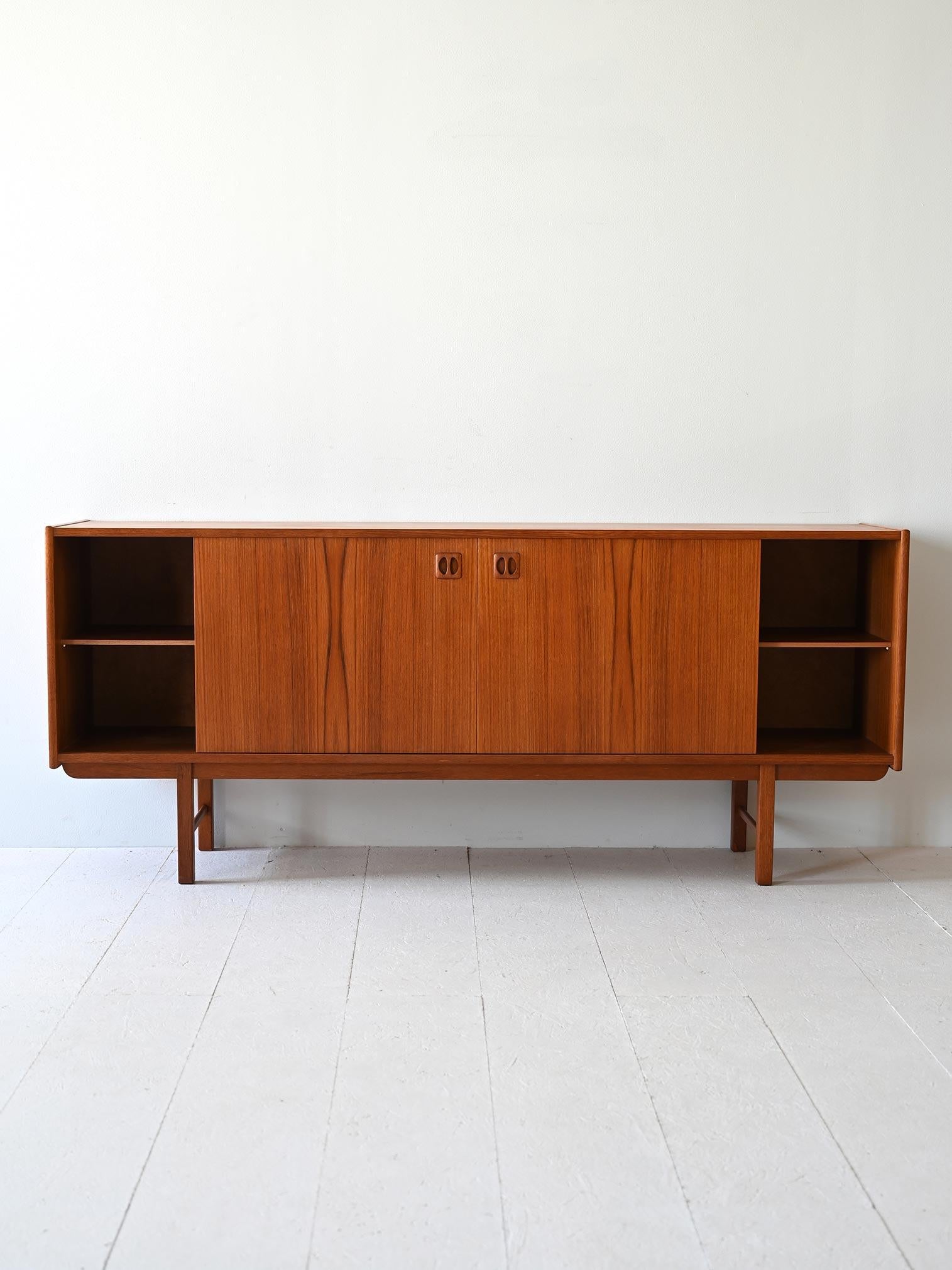 Scandinavo moderno Sideboard svedese in teak anni '60