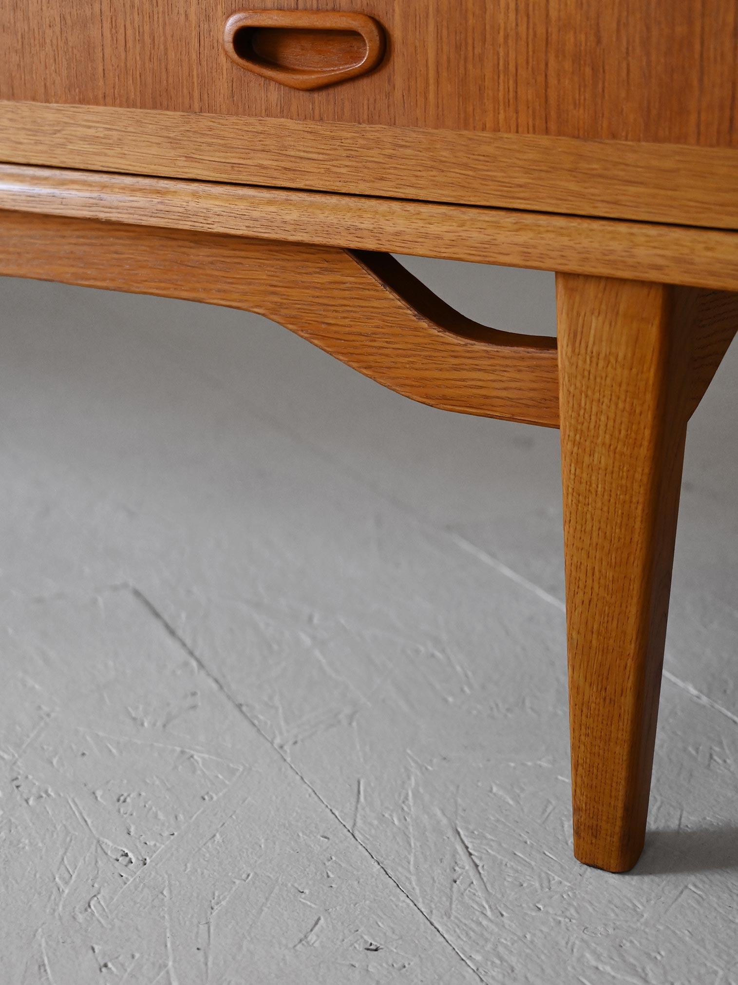 Swedish teak and oak sideboard 5