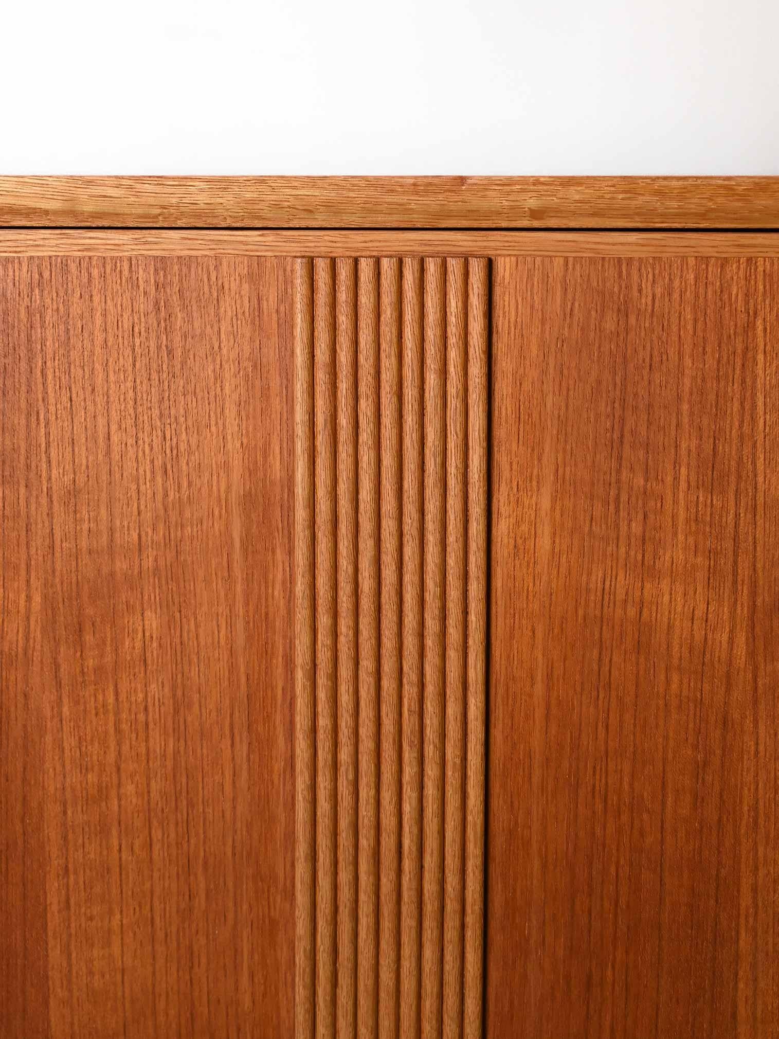 Swedish teak and oak sideboard 2