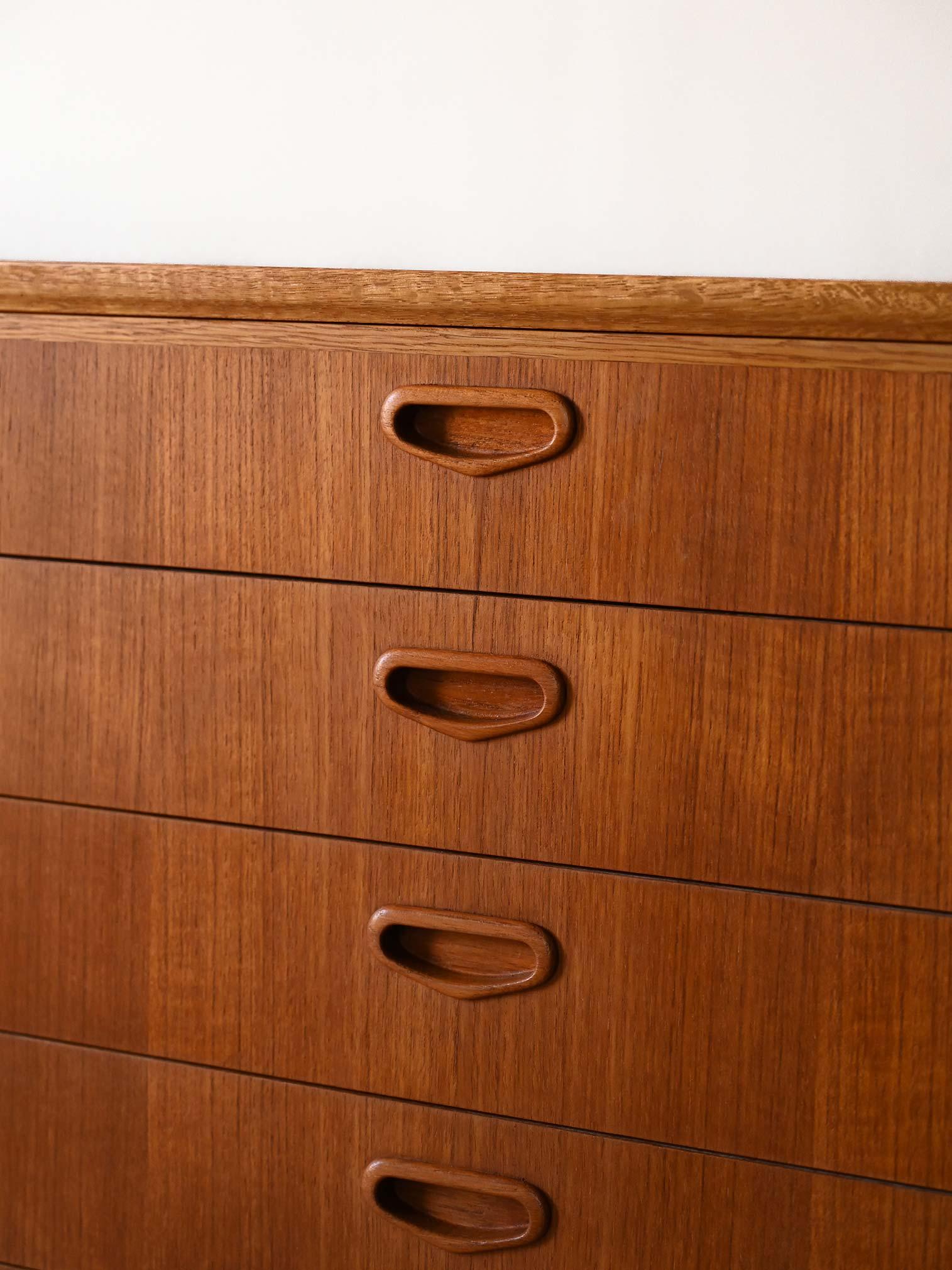 Swedish teak and oak sideboard 3