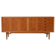 Schwedisches Sideboard aus Teakholz und Eiche