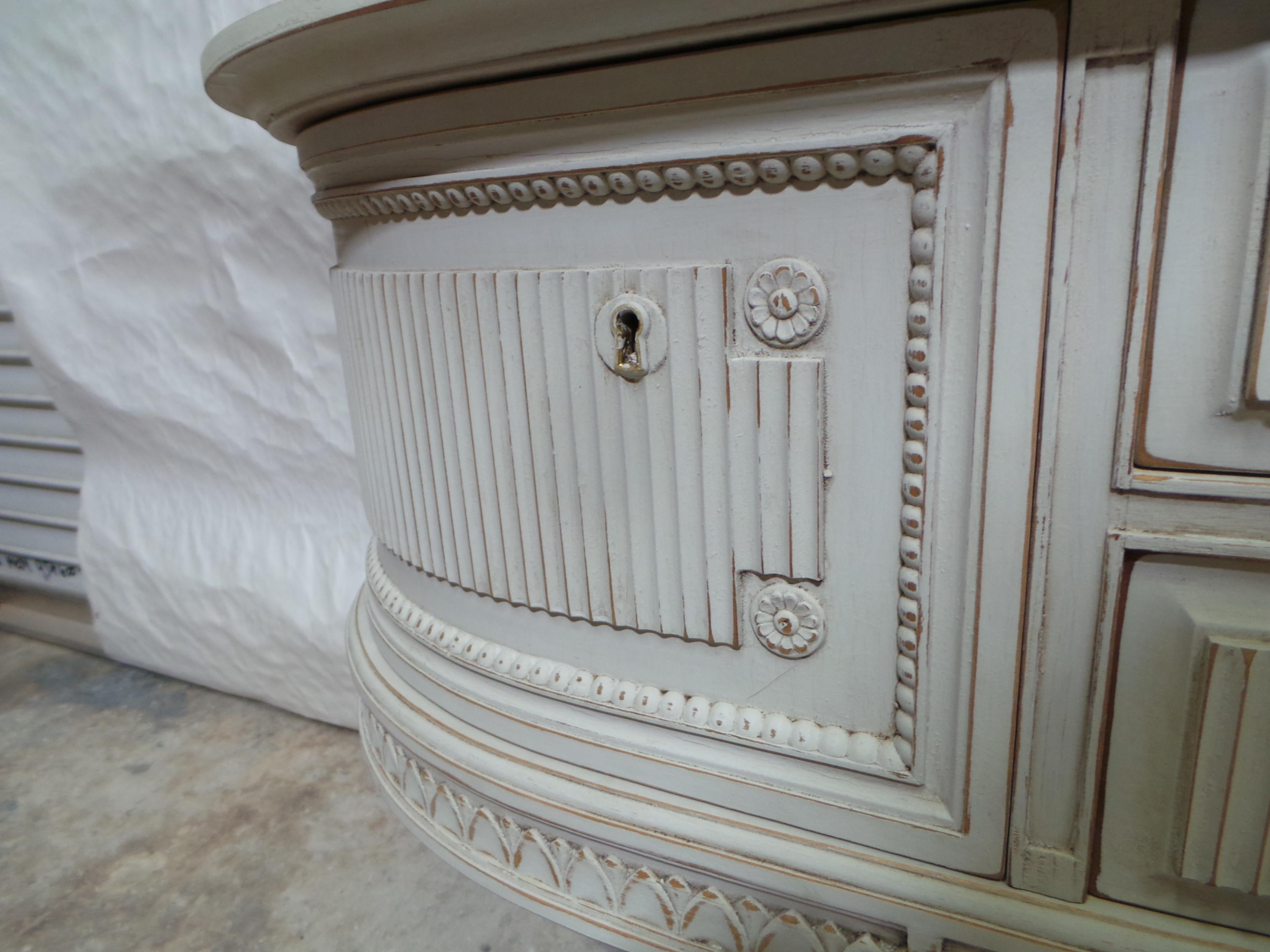 Wood Sideboard Swedish Gustavian Style For Sale