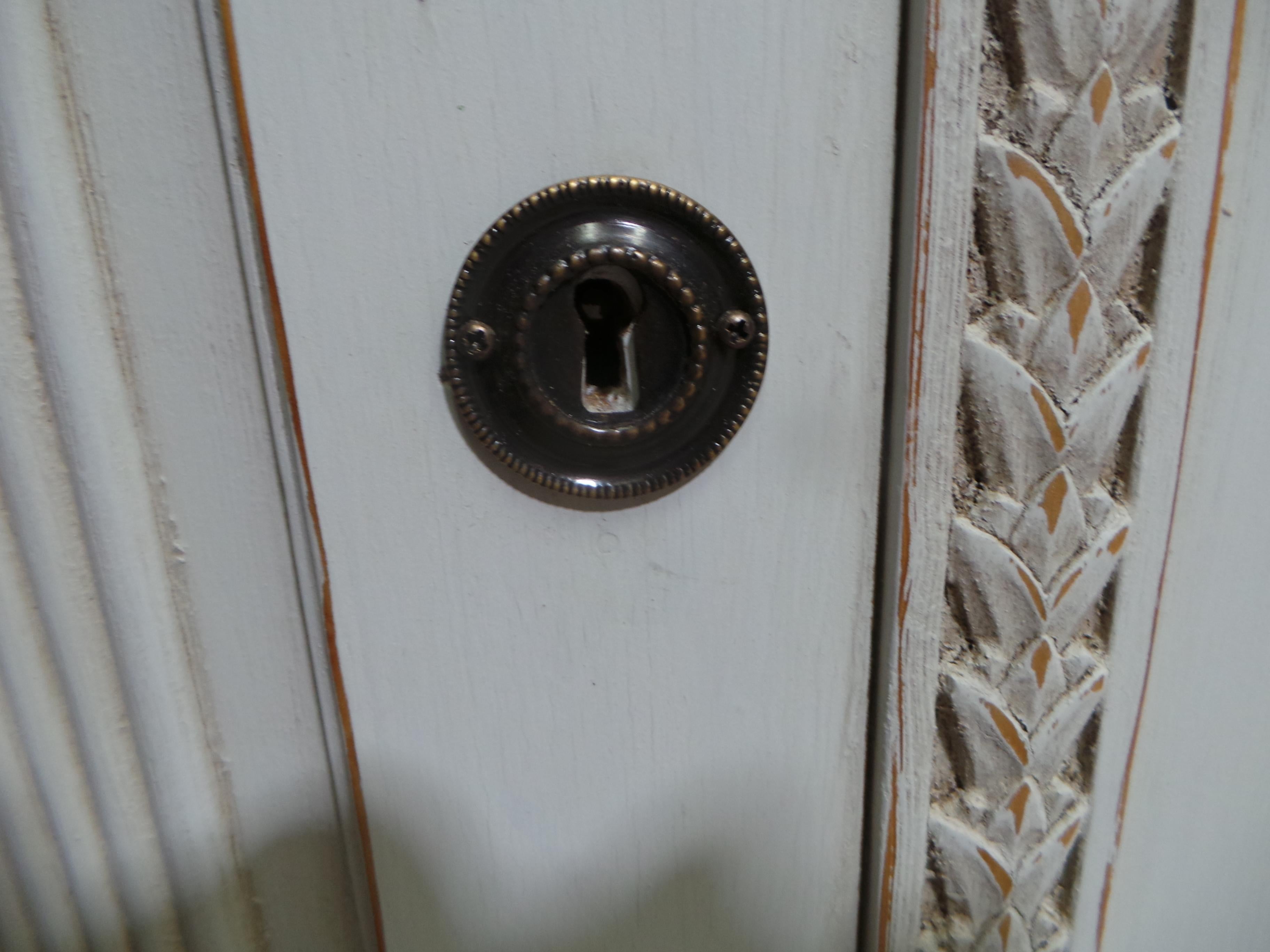 This is a Swedish Gustavian Sideboard, its been restored and repainted with Milk Paints 