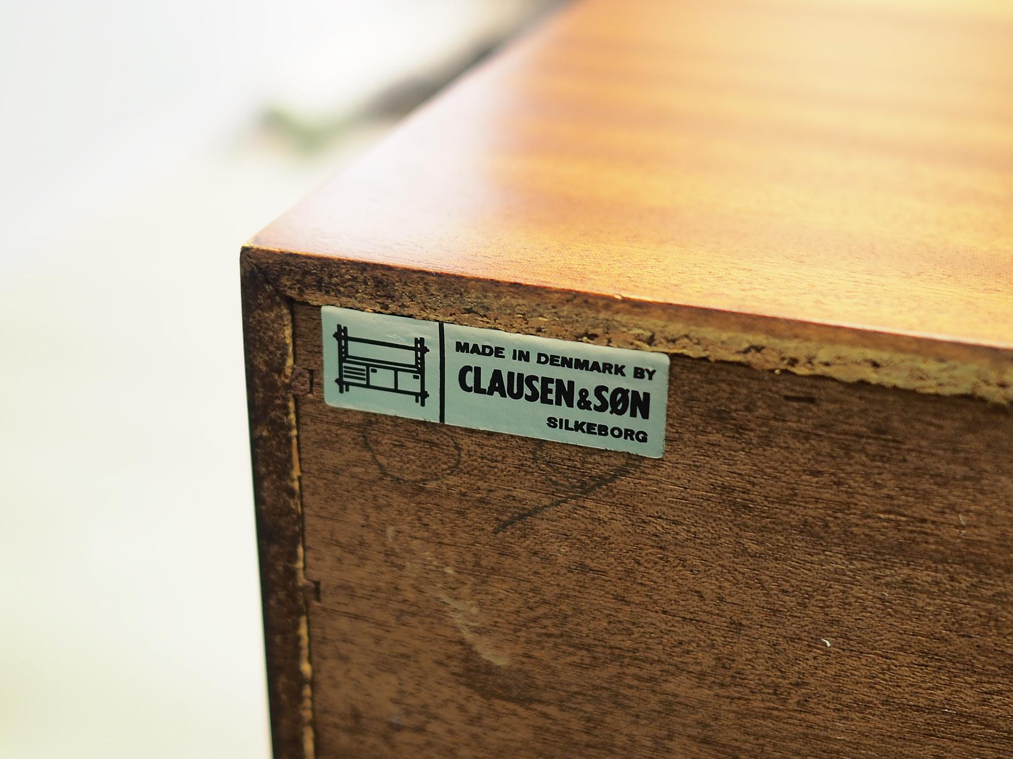  Sideboard Teak, Danish Design, 1960s, Producer Clausen & Son For Sale 6