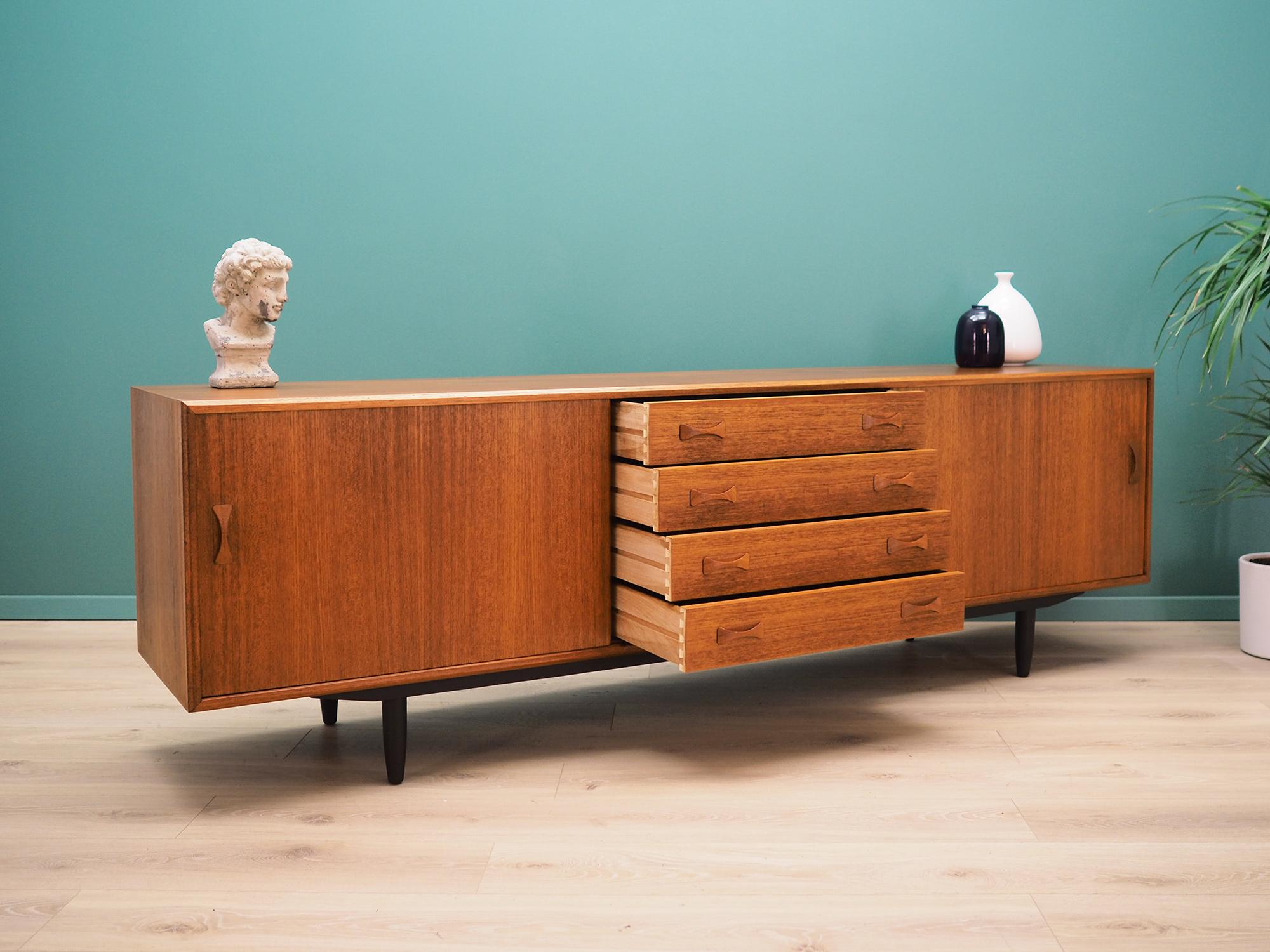 Mid-20th Century  Sideboard Teak, Danish Design, 1960s, Producer Clausen & Son For Sale