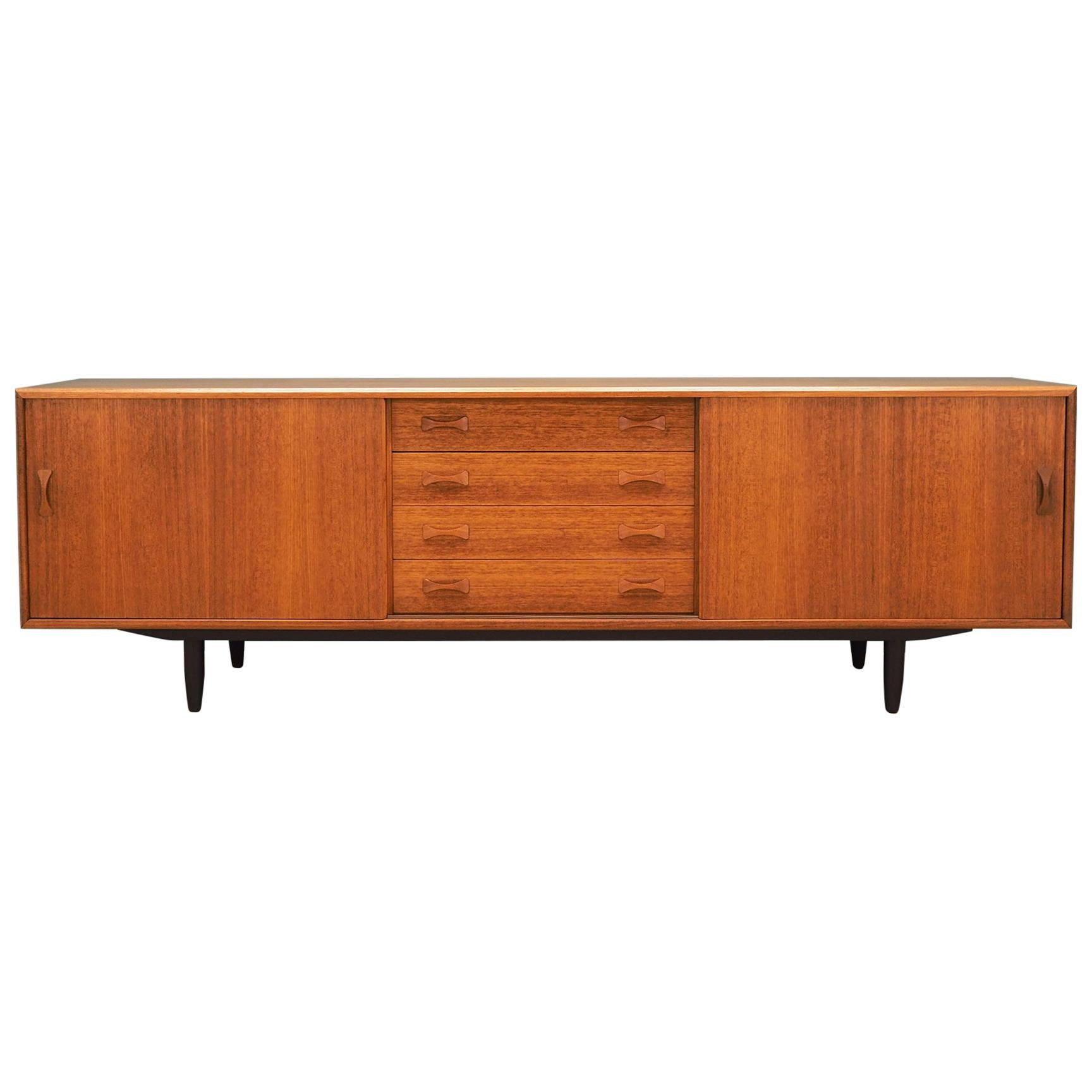  Sideboard Teak, Danish Design, 1960s, Producer Clausen & Son For Sale