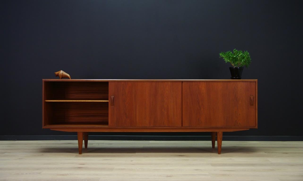 Sideboard Teak Danish Design Midcentury In Good Condition In Szczecin, Zachodniopomorskie