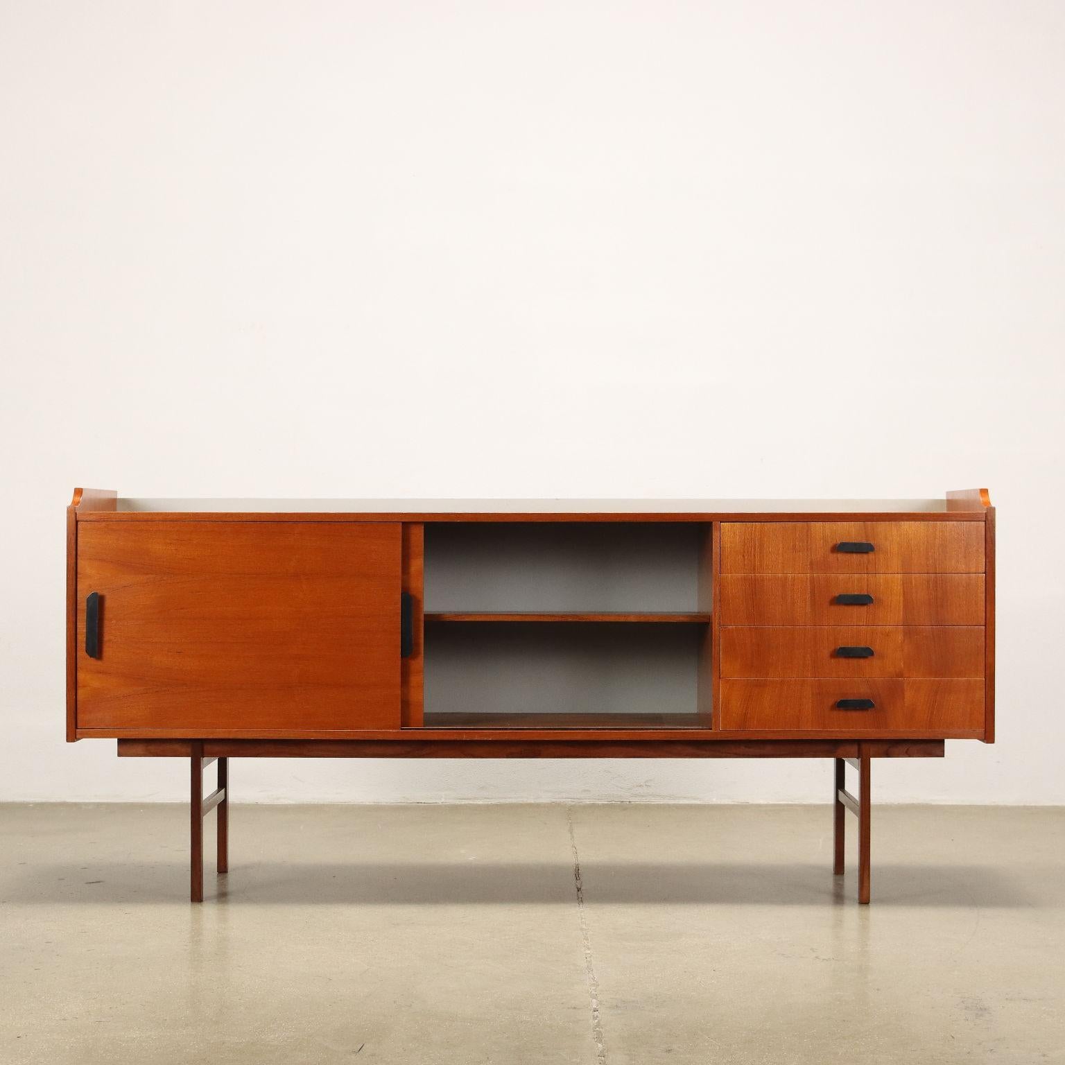 Italian Sideboard, Teak Veneer, 1960s