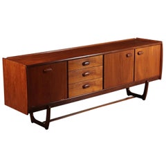 Sideboard Teak Veneer, 1960s