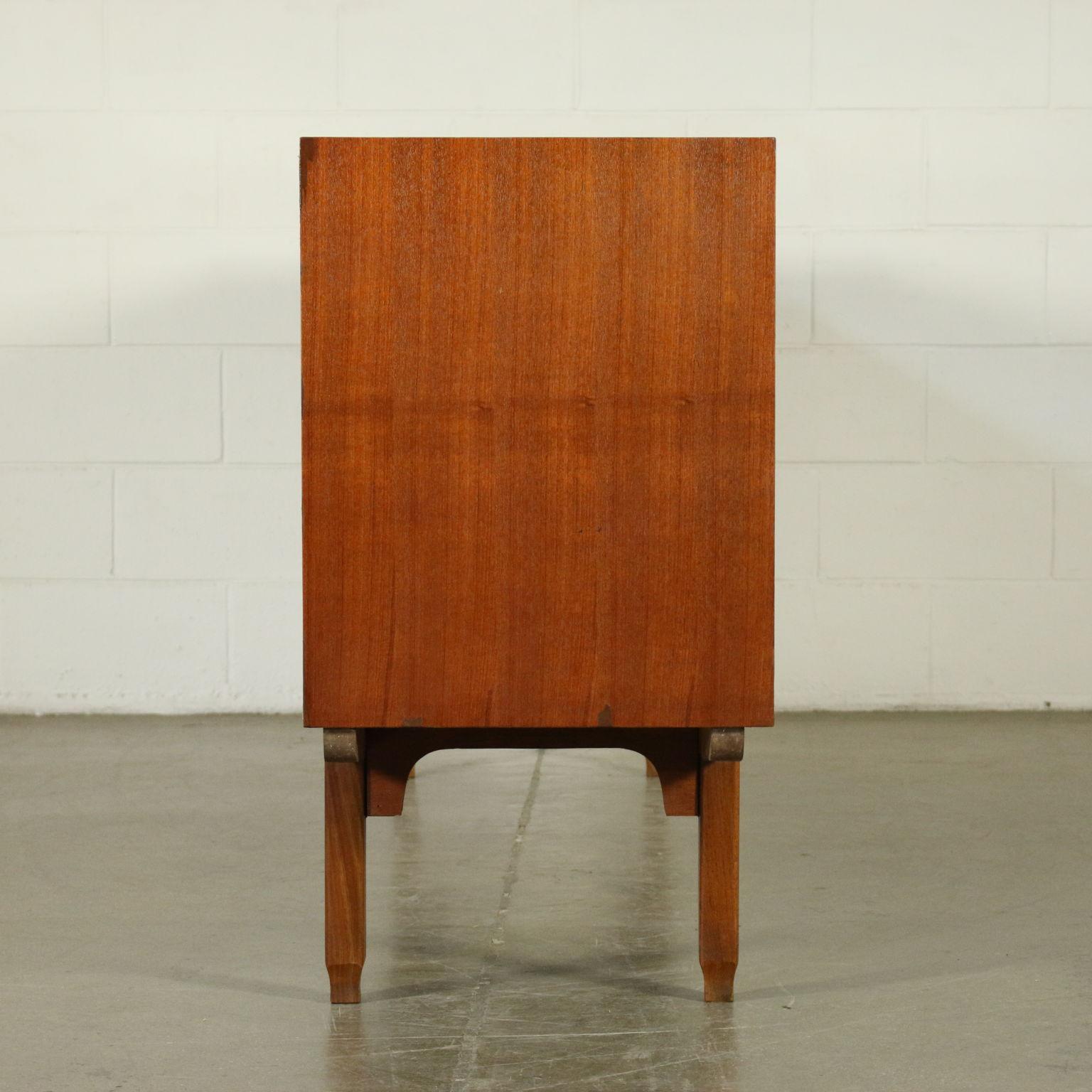 Sideboard Teak Veneer Italy 1960s Italian Production 9