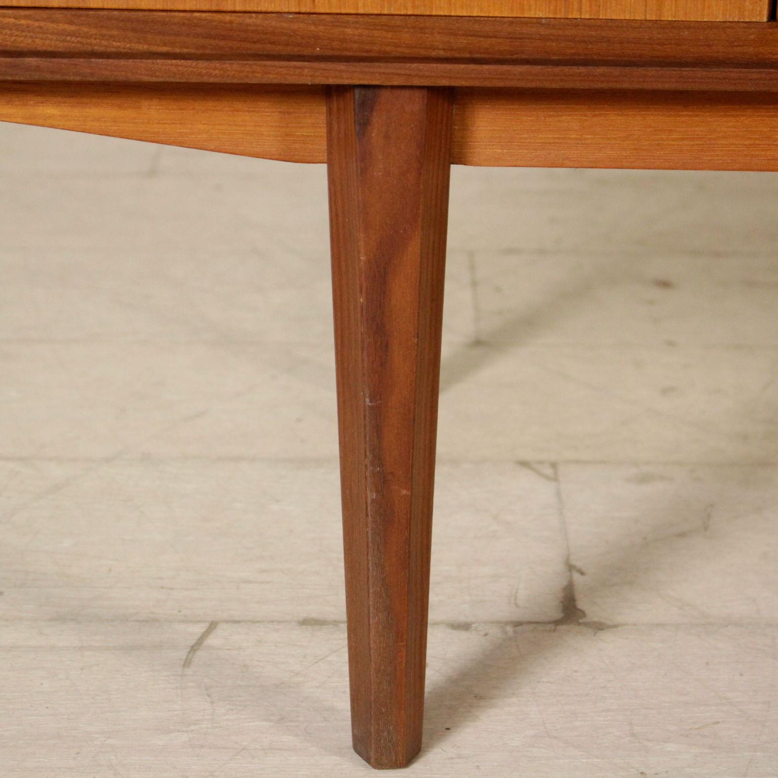 Sideboard Teak Veneer Vintage Manufactured in Italy, 1960s 1