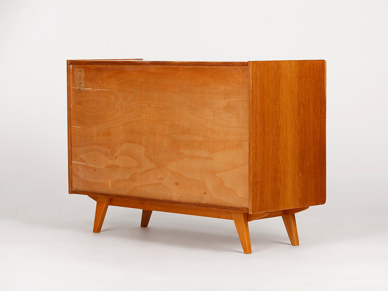 20th Century Sideboard U 453 by Jiri Jiroutek for Interier Praha with Wooden Drawers, 1960s For Sale
