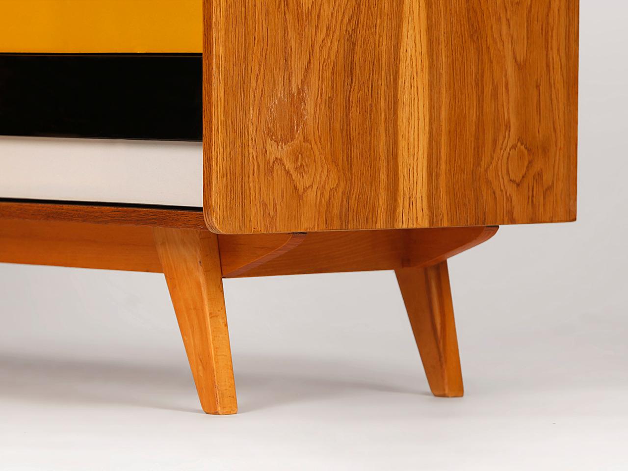 Sideboard U 453 by Jiri Jiroutek for Interier Praha with Wooden Drawers, 1960s For Sale 1
