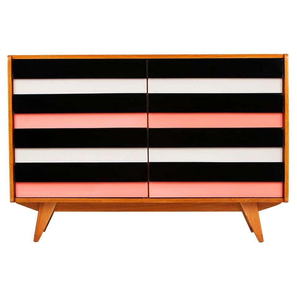 Sideboard U 453 by Jiri Jiroutek for Interior Praha with Wooden Drawers, 1960s For Sale
