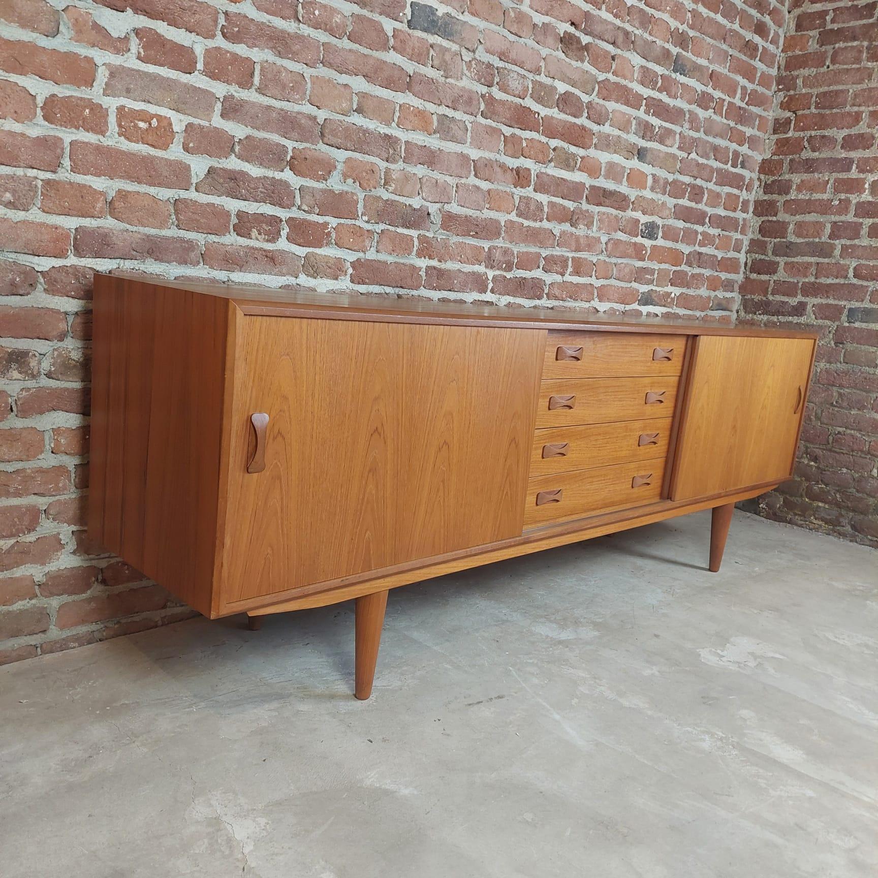 Buffet vintage, Clausen & Son, Danemark 1960 Bon état - En vente à Torino, IT