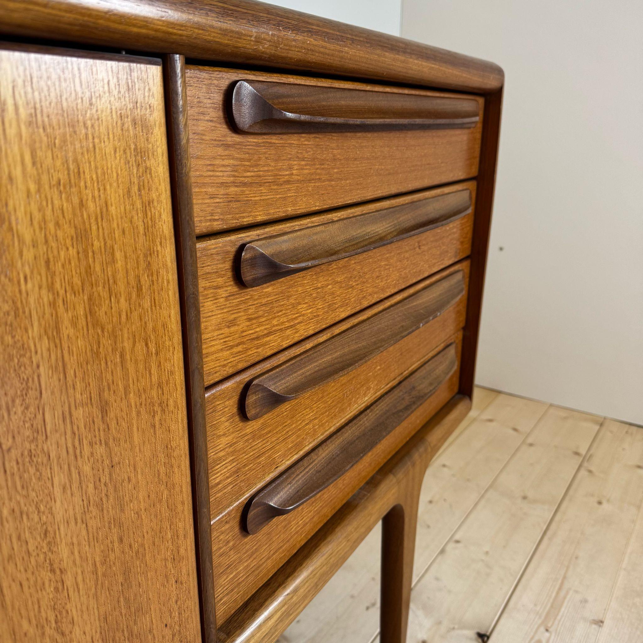 Teak Vintage sideboard, Denmark 1960 For Sale
