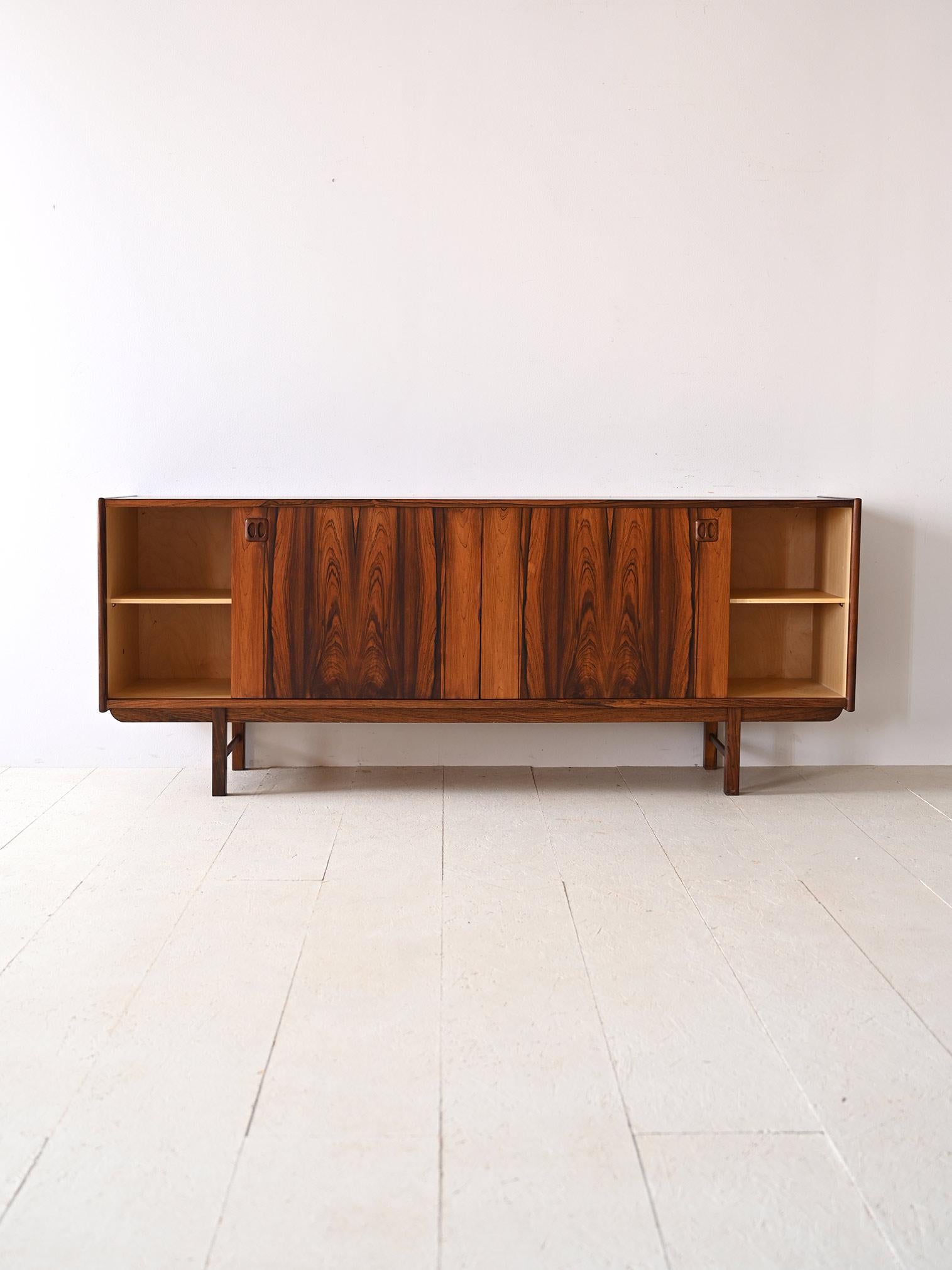 Scandinavian Modern Vintage rosewood sideboard For Sale