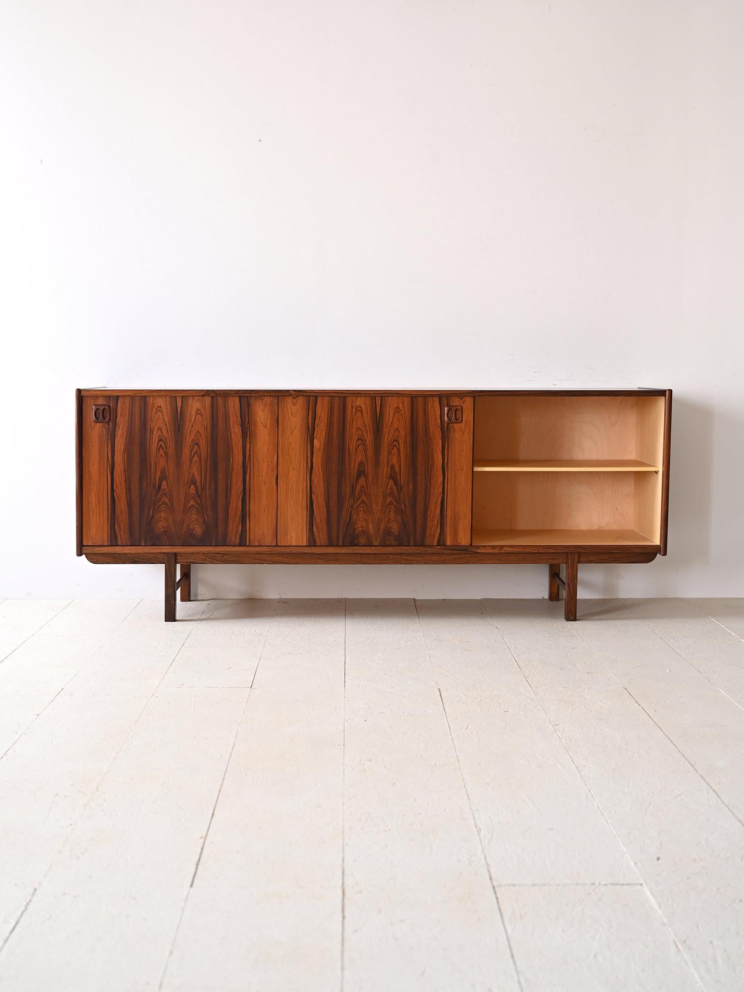 Scandinavian Vintage rosewood sideboard For Sale