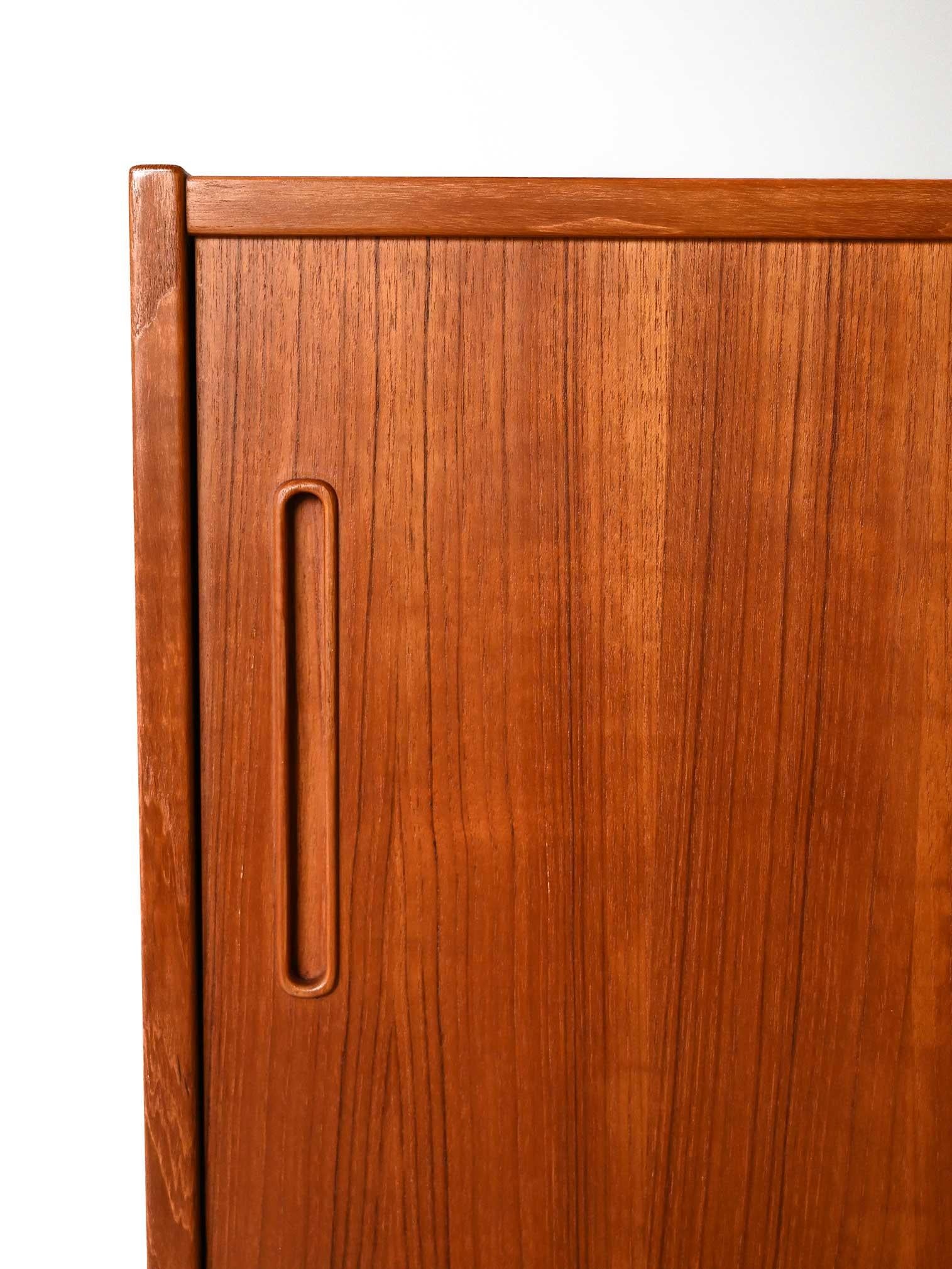 Teak Scandinavian vintage sideboard by Nils Jonsson For Sale