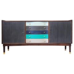 Vintage Sideboard Walnut, Danish Design, 1970s