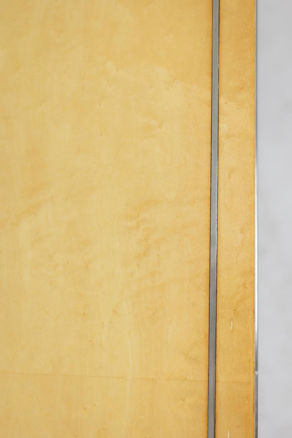 Credenza a 4 ante in legno di betulla. 1970s. in vendita 6
