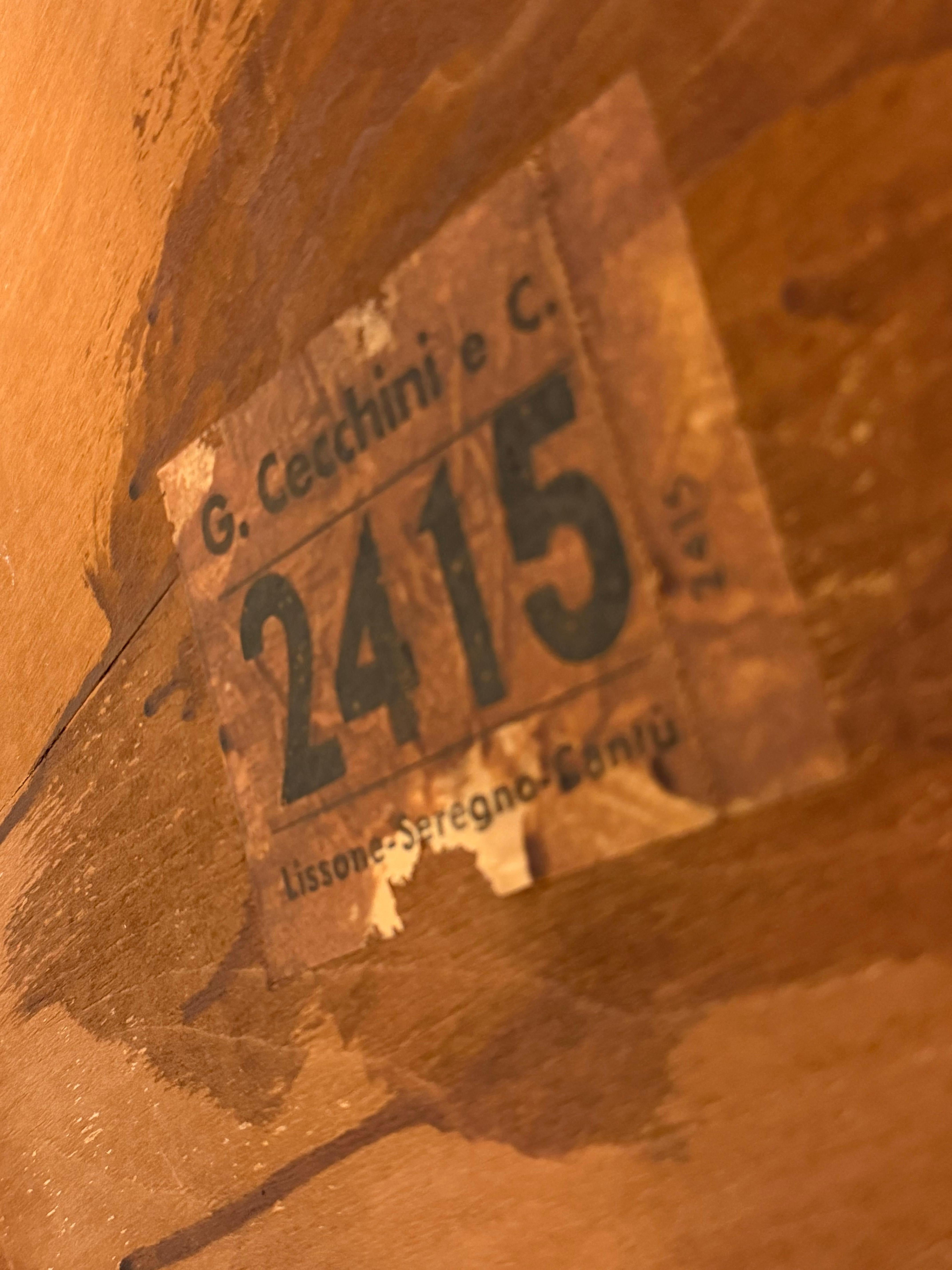 Sideboard with backlit mirror attributed to Vittorio Dassi, 1950s For Sale 11