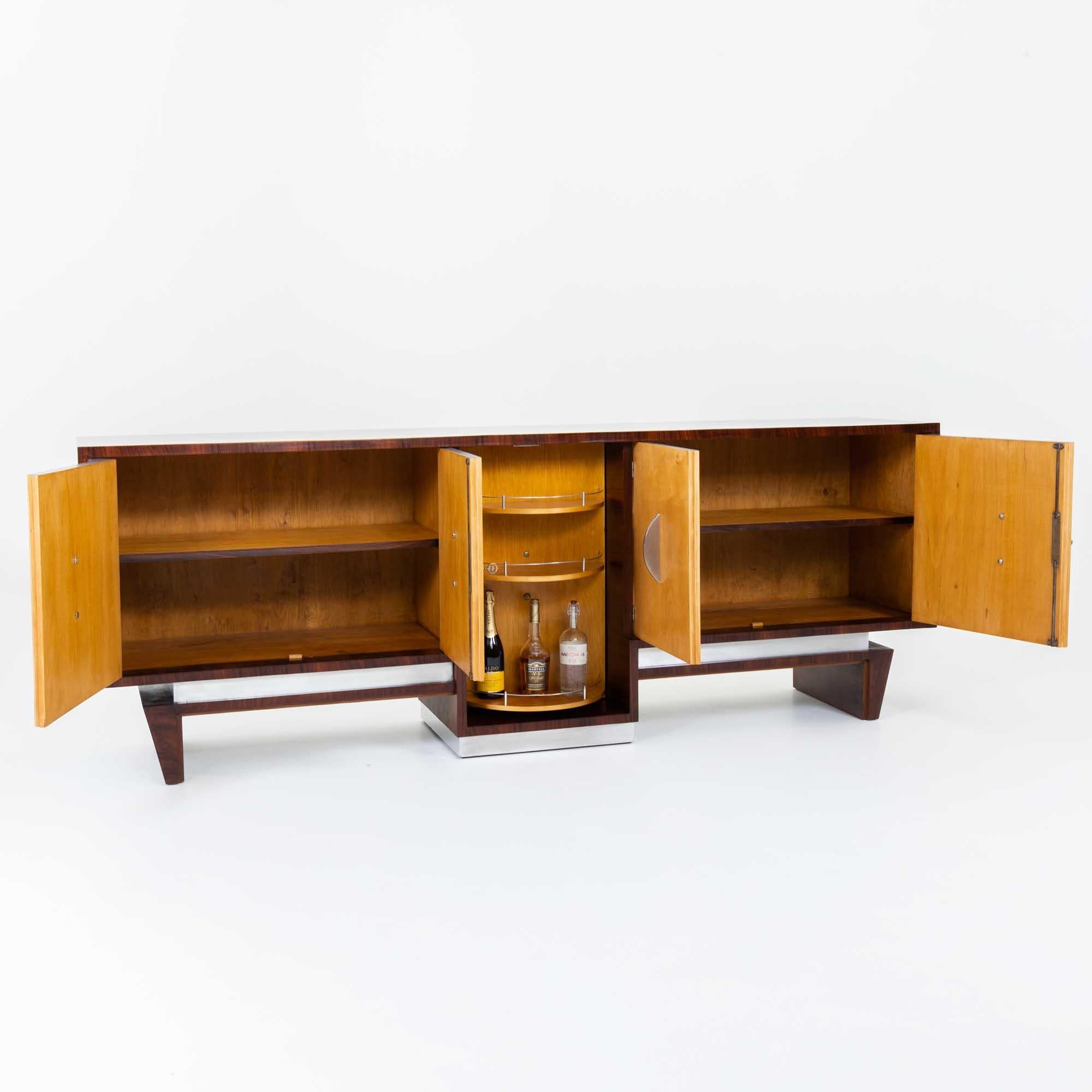 Sideboard with Bar Element by Franco Albini, Italy, 1930s In Good Condition For Sale In Greding, DE