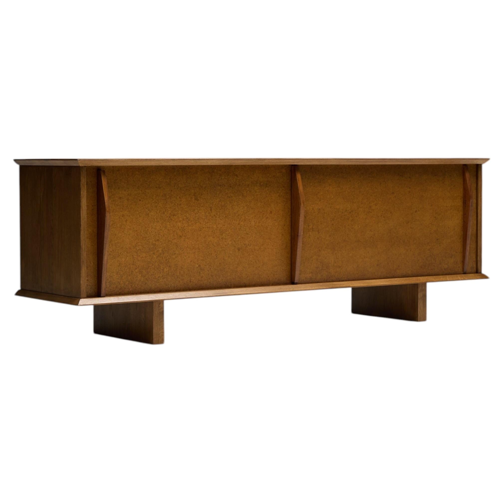 Sideboard with Charlotte Perriand Doors, Le Mans, France, 1954