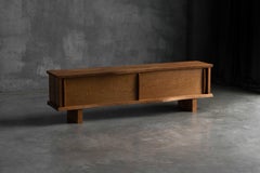 Sideboard in the Style of Charlotte Perriand & Jean Prouvé, France, 1970s