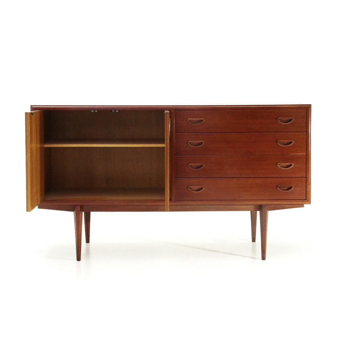 Sideboard with Drawers, 1960s In Good Condition In Savona, IT