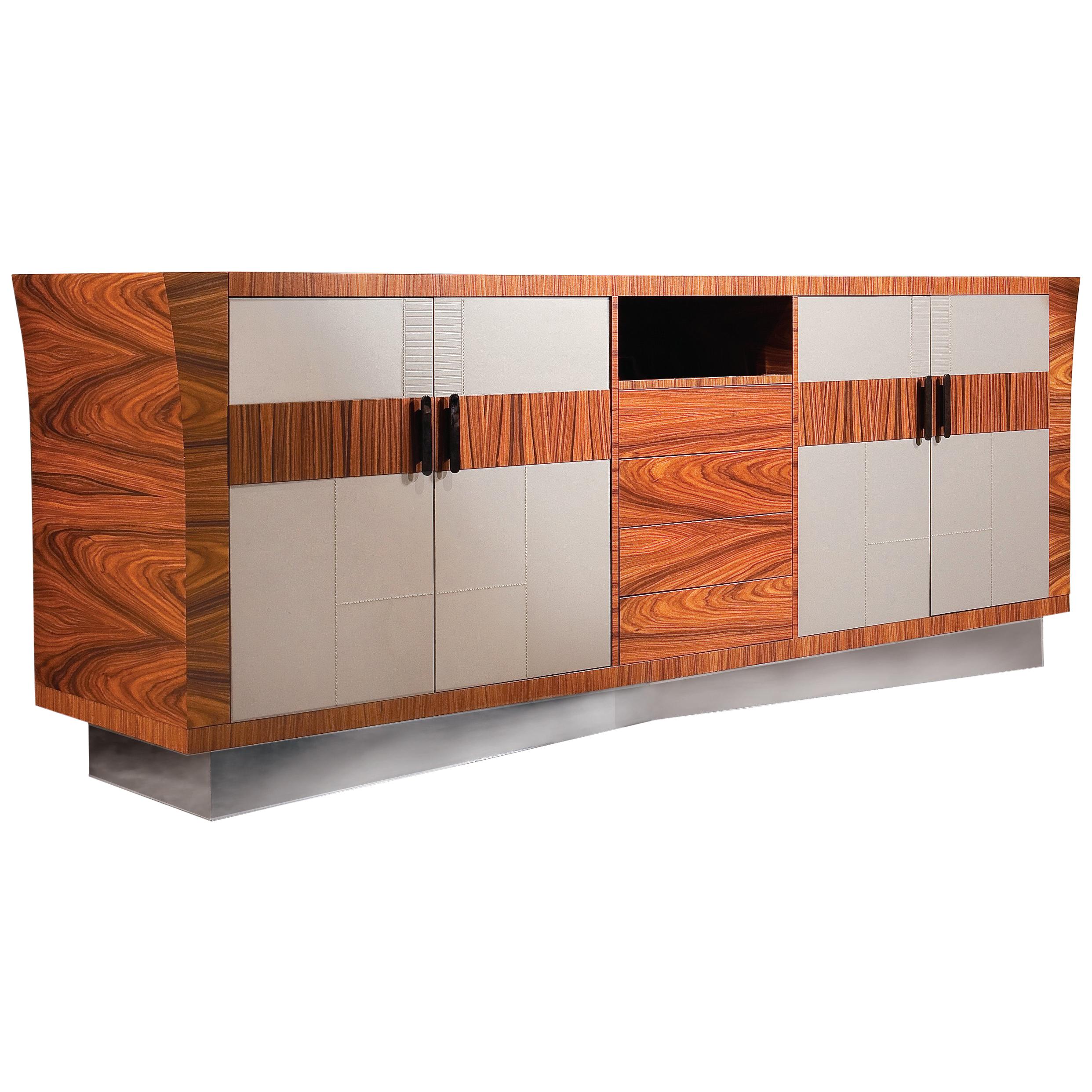  Umberto Asnago for Medea Mobilidea Sideboard with Drawers  For Sale
