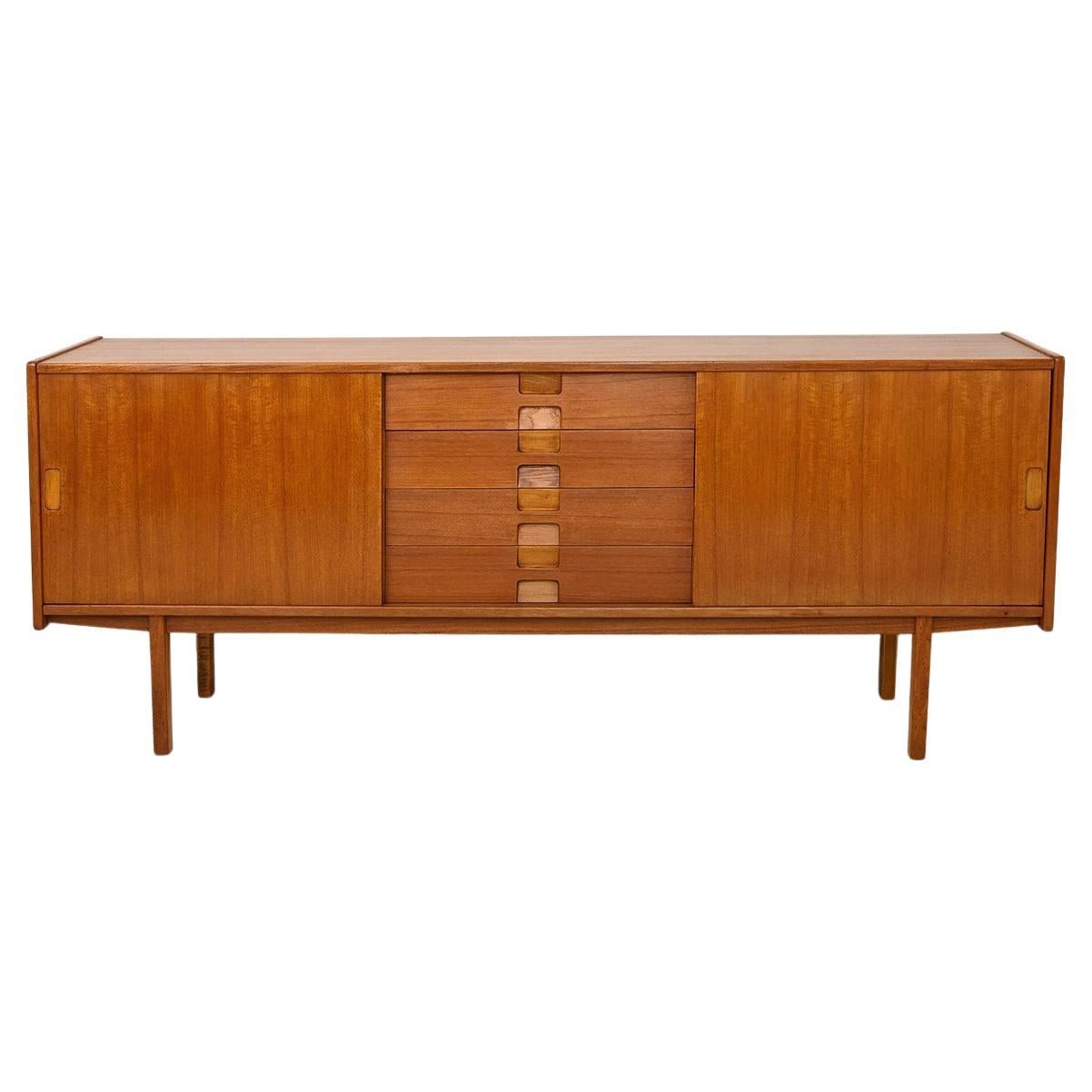 Scandinavian Sideboard with Three Drawers For Sale at 1stDibs