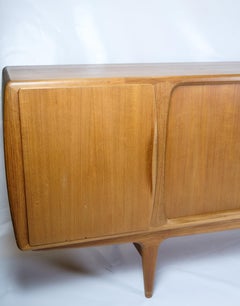 Sideboard With Jalousi Doors By Johannes Andersen From 1960s