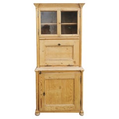 Antique Sideboard with Showcase Central Europe 1850