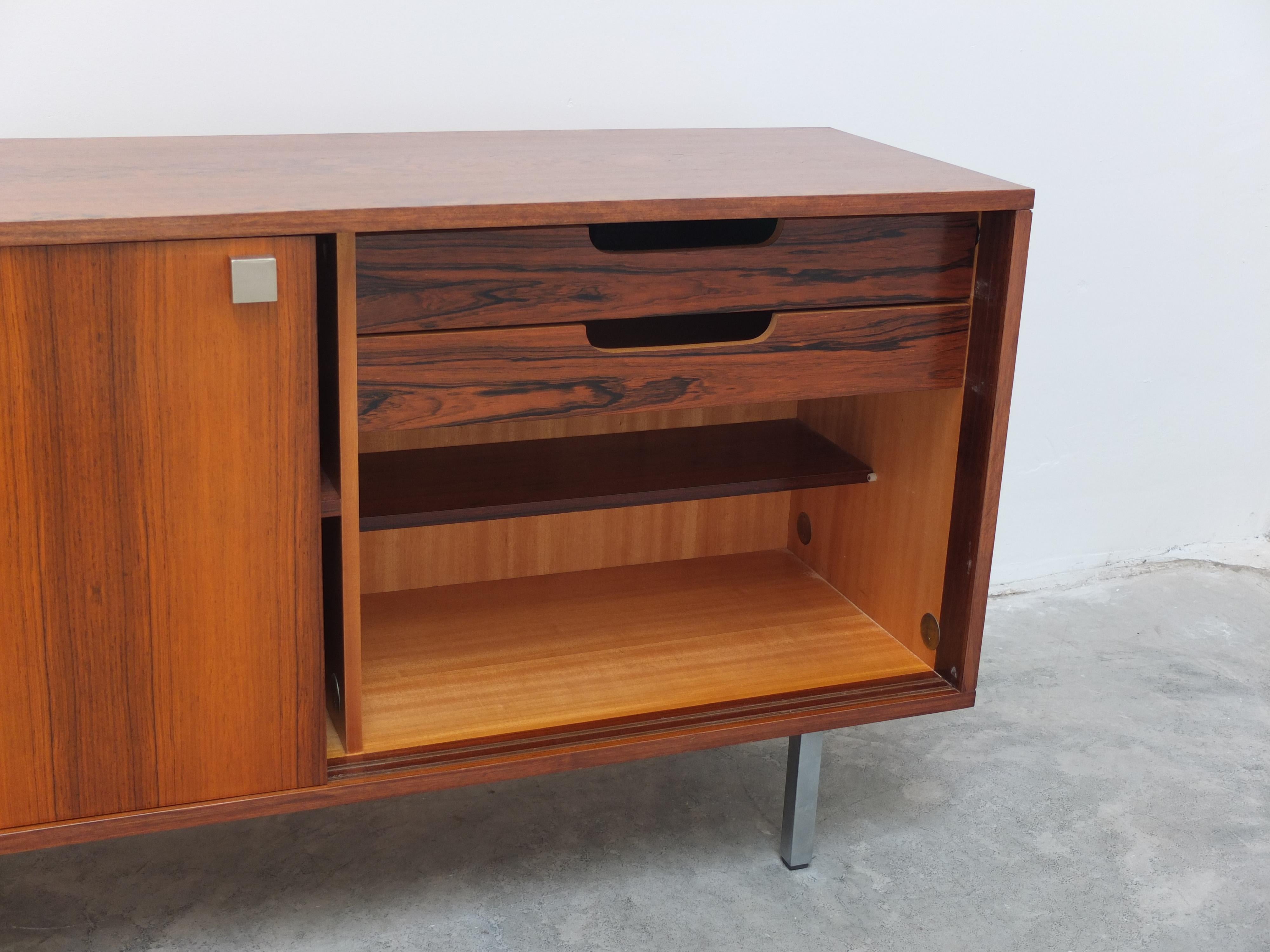 Sideboard with Sliding Doors by Alfred Hendrickx for Belform, 1960s For Sale 5