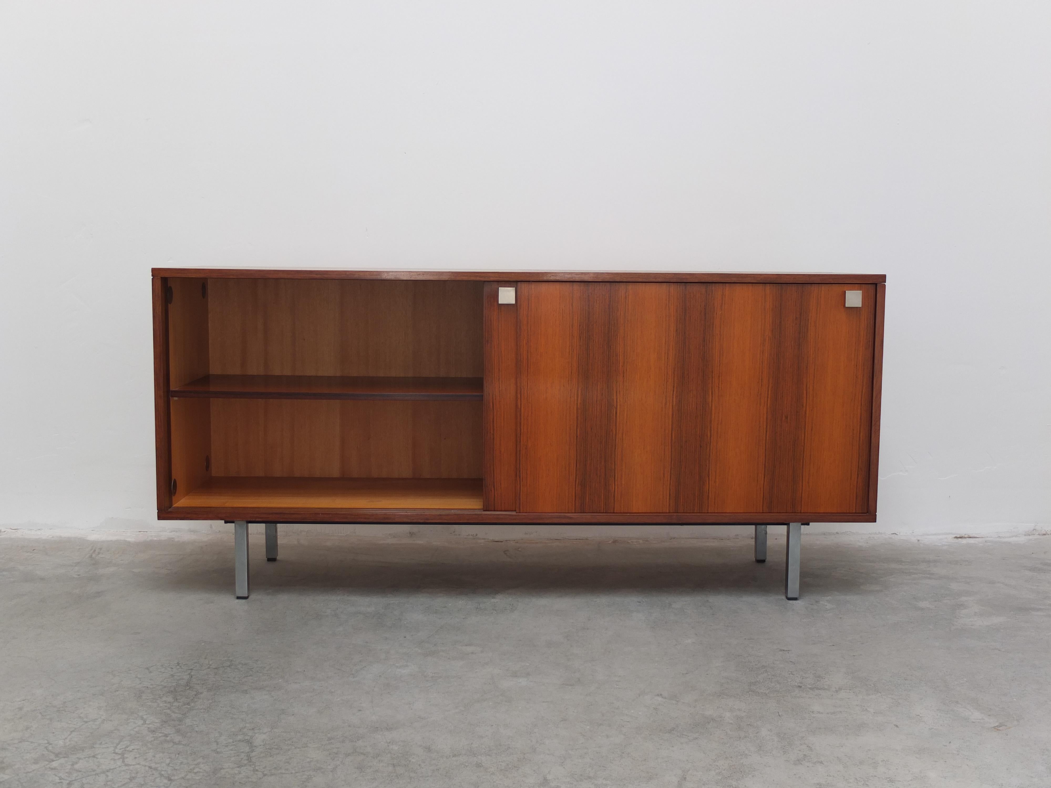Sideboard with Sliding Doors by Alfred Hendrickx for Belform, 1960s For Sale 8